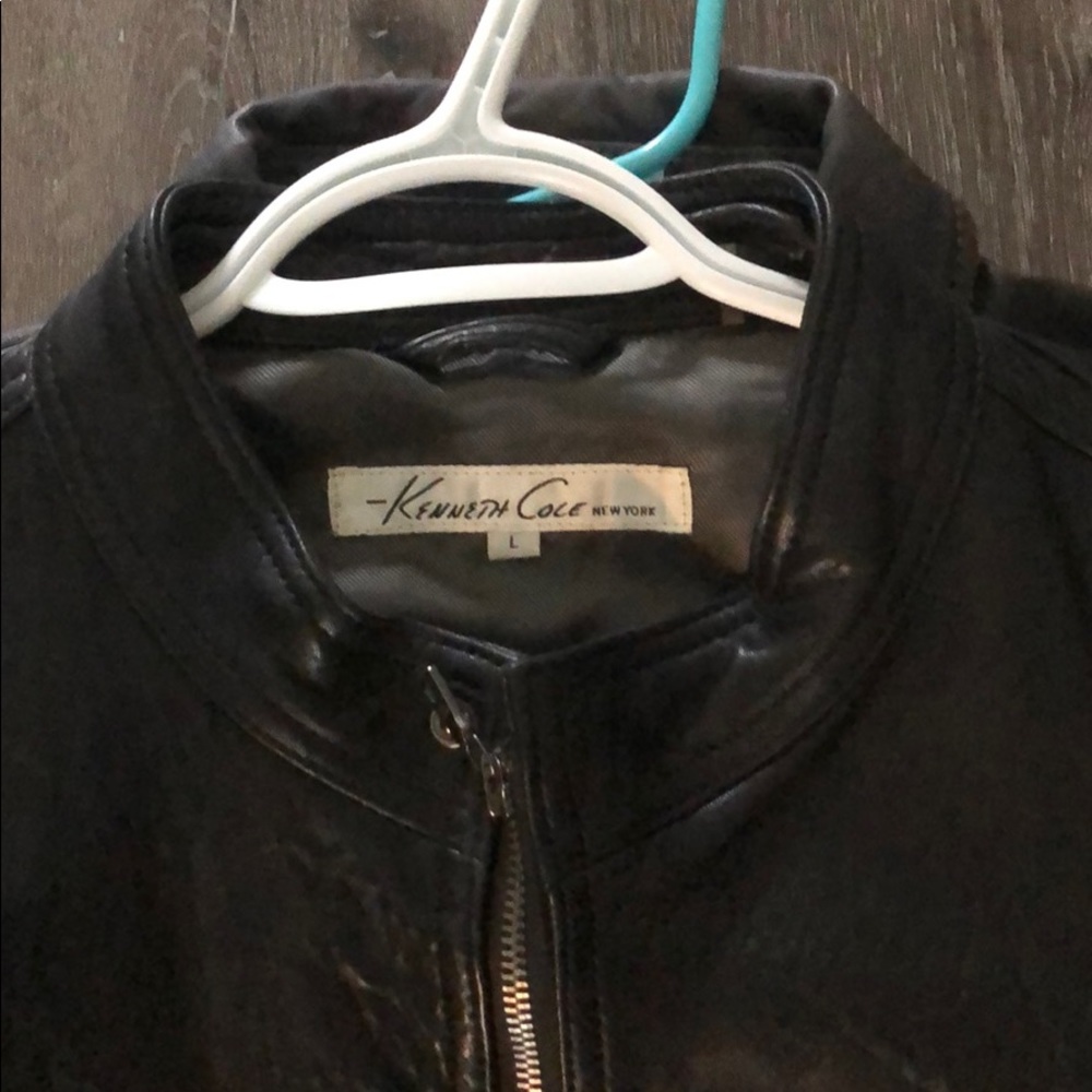 Kenneth Cole NY leather jacket